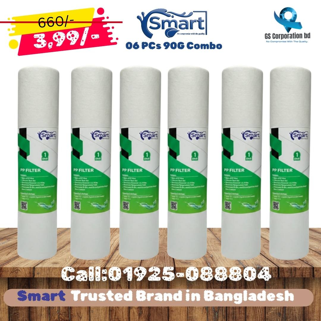 💧 Smart PP Filter Combo (06 Pcs – 90G)